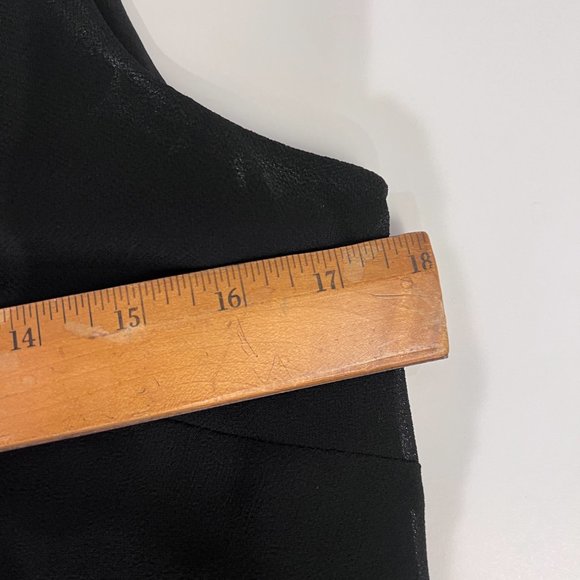 Virgo Petite Black Sleeveless Dress Size 6 - Picture 4 of 9